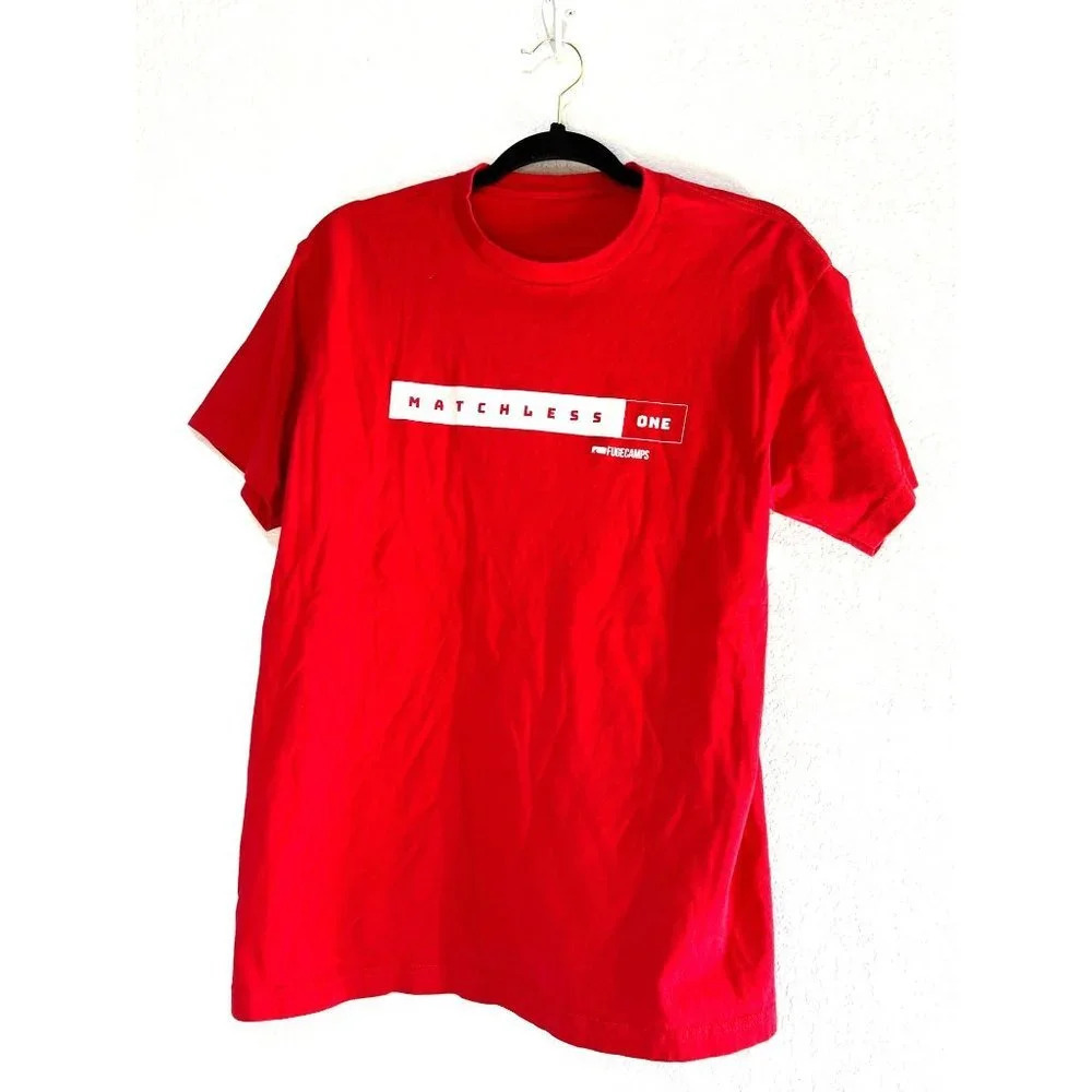 Womens Short Sleeve Graphic T-Shirt Red Size M